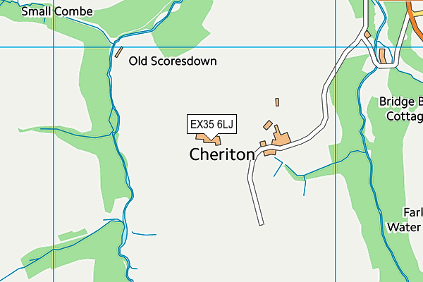 EX35 6LJ map - OS VectorMap District (Ordnance Survey) EX35 6LJ map - OS VectorMap District (Ordnance Survey)