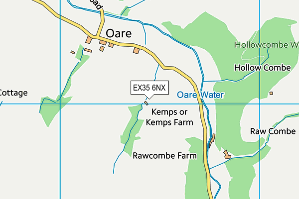 EX35 6NX map - OS VectorMap District (Ordnance Survey) EX35 6NX map - OS VectorMap District (Ordnance Survey)