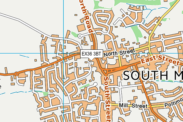 EX36 3BT map - OS VectorMap District (Ordnance Survey) EX36 3BT map - OS VectorMap District (Ordnance Survey)