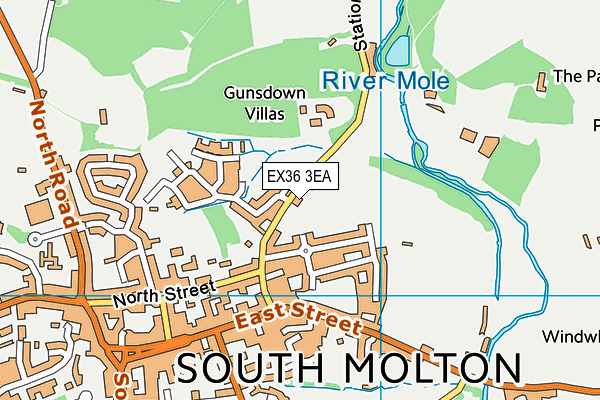 EX36 3EA map - OS VectorMap District (Ordnance Survey) EX36 3EA map - OS VectorMap District (Ordnance Survey)
