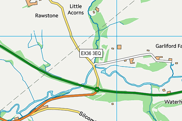 EX36 3EQ map - OS VectorMap District (Ordnance Survey) EX36 3EQ map - OS VectorMap District (Ordnance Survey)