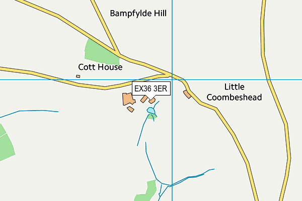 EX36 3ER map - OS VectorMap District (Ordnance Survey) EX36 3ER map - OS VectorMap District (Ordnance Survey)