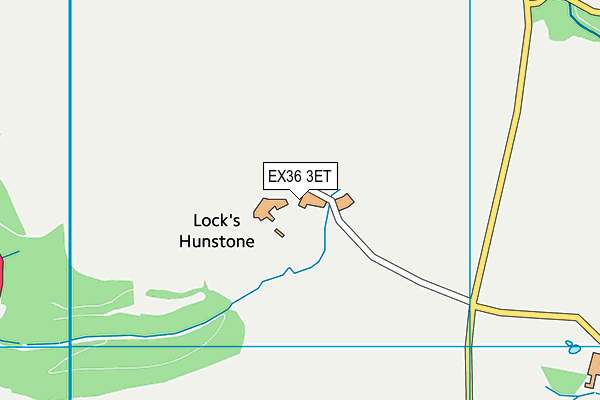 EX36 3ET map - OS VectorMap District (Ordnance Survey) EX36 3ET map - OS VectorMap District (Ordnance Survey)