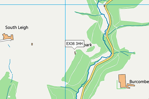 EX36 3HH map - OS VectorMap District (Ordnance Survey) EX36 3HH map - OS VectorMap District (Ordnance Survey)