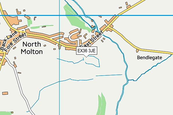 EX36 3JE map - OS VectorMap District (Ordnance Survey) EX36 3JE map - OS VectorMap District (Ordnance Survey)