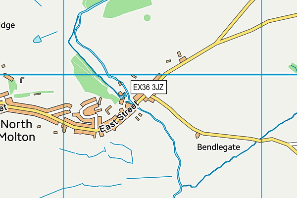 EX36 3JZ map - OS VectorMap District (Ordnance Survey) EX36 3JZ map - OS VectorMap District (Ordnance Survey)