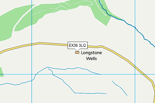 EX36 3LQ map - OS VectorMap District (Ordnance Survey) EX36 3LQ map - OS VectorMap District (Ordnance Survey)