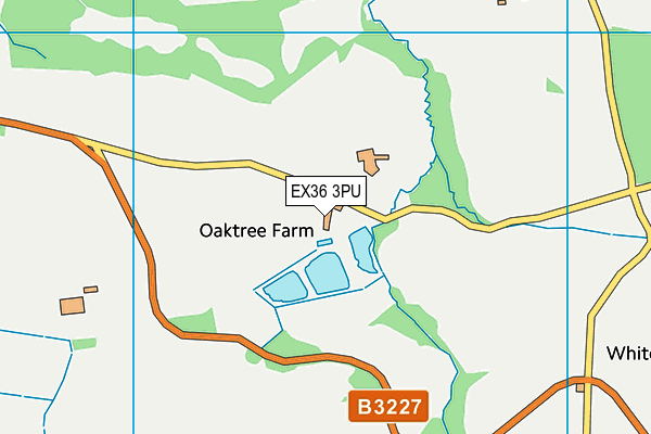 EX36 3PU map - OS VectorMap District (Ordnance Survey) EX36 3PU map - OS VectorMap District (Ordnance Survey)