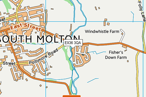 EX36 3QA map - OS VectorMap District (Ordnance Survey) EX36 3QA map - OS VectorMap District (Ordnance Survey)