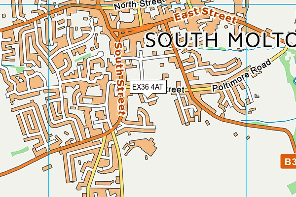 EX36 4AT map - OS VectorMap District (Ordnance Survey) EX36 4AT map - OS VectorMap District (Ordnance Survey)