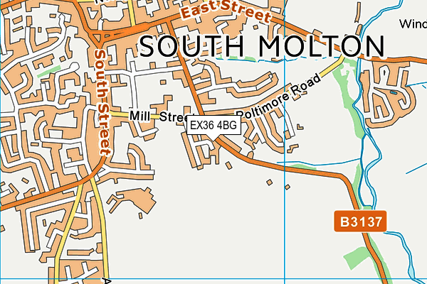 EX36 4BG map - OS VectorMap District (Ordnance Survey) EX36 4BG map - OS VectorMap District (Ordnance Survey)