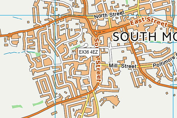 EX36 4EZ map - OS VectorMap District (Ordnance Survey) EX36 4EZ map - OS VectorMap District (Ordnance Survey)
