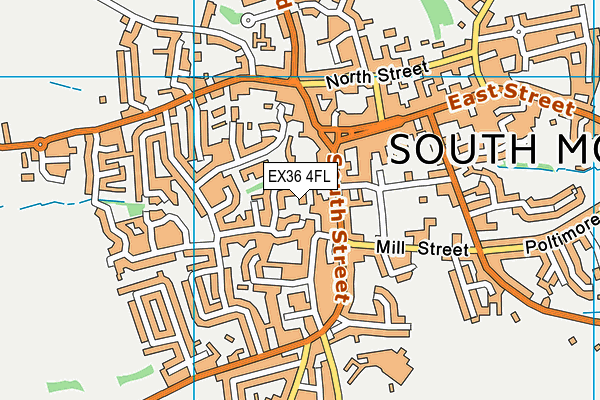 EX36 4FL map - OS VectorMap District (Ordnance Survey) EX36 4FL map - OS VectorMap District (Ordnance Survey)