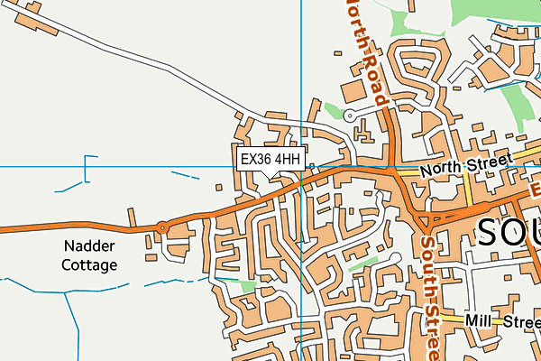 EX36 4HH map - OS VectorMap District (Ordnance Survey) EX36 4HH map - OS VectorMap District (Ordnance Survey)