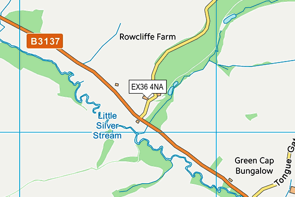 EX36 4NA map - OS VectorMap District (Ordnance Survey) EX36 4NA map - OS VectorMap District (Ordnance Survey)