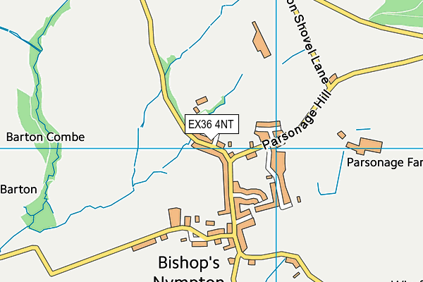 EX36 4NT map - OS VectorMap District (Ordnance Survey) EX36 4NT map - OS VectorMap District (Ordnance Survey)