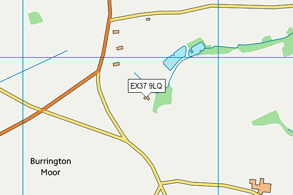 EX37 9LQ map - OS VectorMap District (Ordnance Survey) EX37 9LQ map - OS VectorMap District (Ordnance Survey)