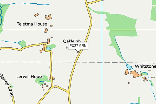 EX37 9RN map - OS VectorMap District (Ordnance Survey) EX37 9RN map - OS VectorMap District (Ordnance Survey)