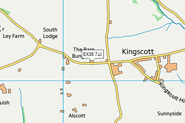EX38 7JJ map - OS VectorMap District (Ordnance Survey) EX38 7JJ map - OS VectorMap District (Ordnance Survey)