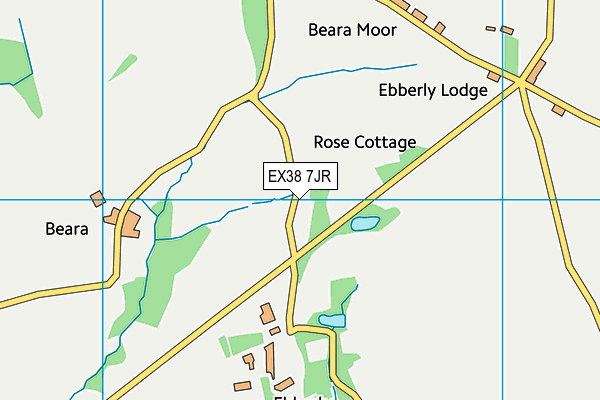EX38 7JR map - OS VectorMap District (Ordnance Survey) EX38 7JR map - OS VectorMap District (Ordnance Survey)