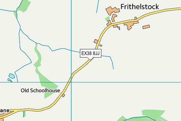 EX38 8JJ map - OS VectorMap District (Ordnance Survey) EX38 8JJ map - OS VectorMap District (Ordnance Survey)