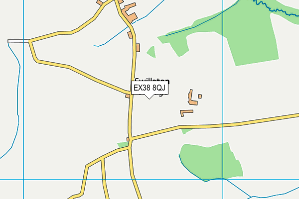 EX38 8QJ map - OS VectorMap District (Ordnance Survey) EX38 8QJ map - OS VectorMap District (Ordnance Survey)