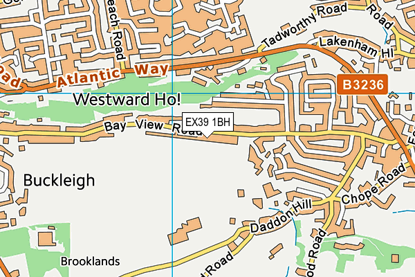 EX39 1BH map - OS VectorMap District (Ordnance Survey) EX39 1BH map - OS VectorMap District (Ordnance Survey)