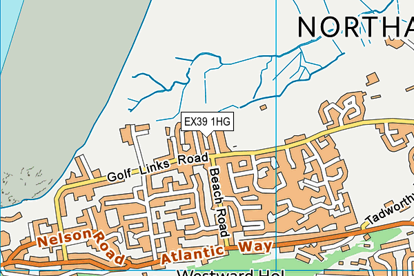 EX39 1HG map - OS VectorMap District (Ordnance Survey) EX39 1HG map - OS VectorMap District (Ordnance Survey)