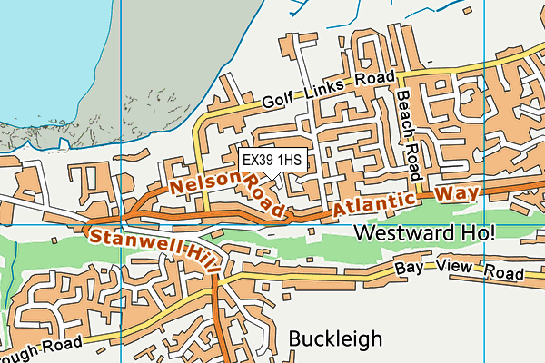 EX39 1HS map - OS VectorMap District (Ordnance Survey) EX39 1HS map - OS VectorMap District (Ordnance Survey)