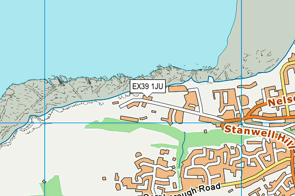 EX39 1JU map - OS VectorMap District (Ordnance Survey) EX39 1JU map - OS VectorMap District (Ordnance Survey)