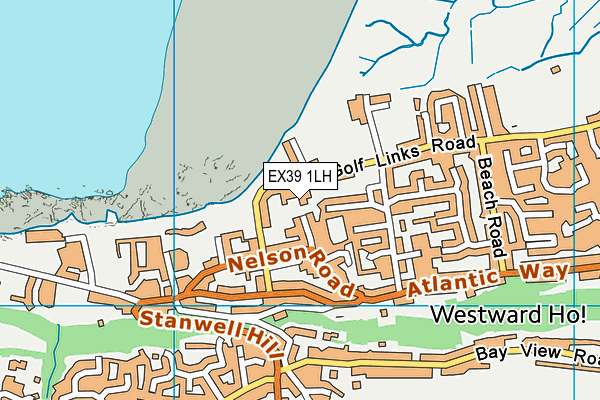EX39 1LH map - OS VectorMap District (Ordnance Survey) EX39 1LH map - OS VectorMap District (Ordnance Survey)