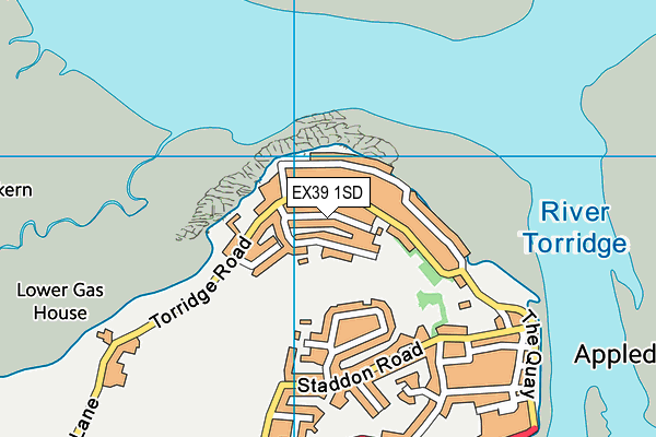 EX39 1SD map - OS VectorMap District (Ordnance Survey) EX39 1SD map - OS VectorMap District (Ordnance Survey)