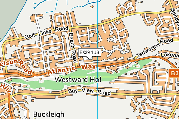 EX39 1US map - OS VectorMap District (Ordnance Survey) EX39 1US map - OS VectorMap District (Ordnance Survey)