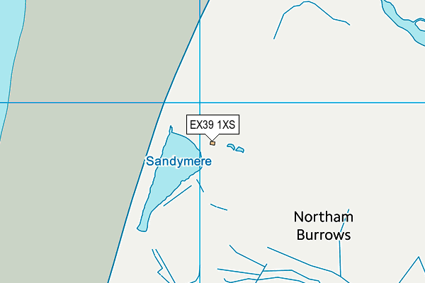 EX39 1XS map - OS VectorMap District (Ordnance Survey) EX39 1XS map - OS VectorMap District (Ordnance Survey)