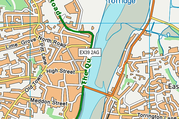 EX39 2AG map - OS VectorMap District (Ordnance Survey) EX39 2AG map - OS VectorMap District (Ordnance Survey)
