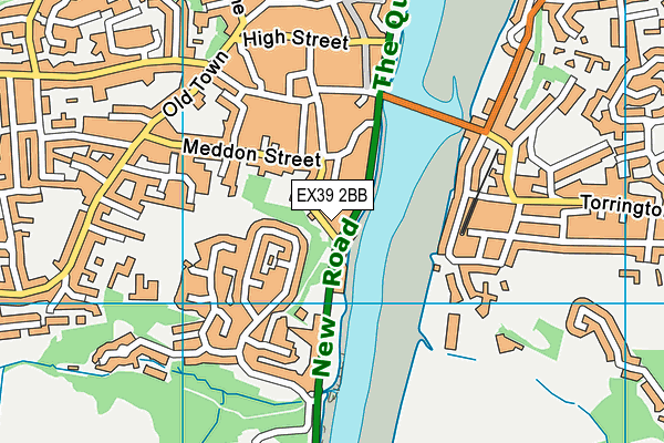 EX39 2BB map - OS VectorMap District (Ordnance Survey) EX39 2BB map - OS VectorMap District (Ordnance Survey)