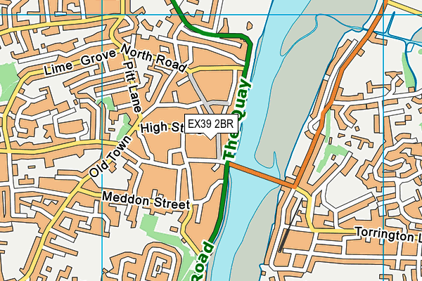 EX39 2BR map - OS VectorMap District (Ordnance Survey) EX39 2BR map - OS VectorMap District (Ordnance Survey)