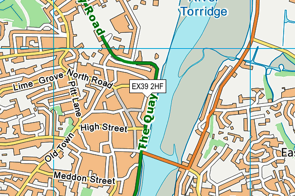 EX39 2HF map - OS VectorMap District (Ordnance Survey) EX39 2HF map - OS VectorMap District (Ordnance Survey)