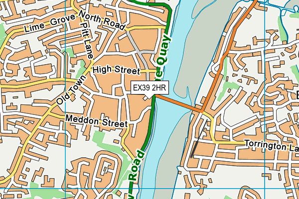 EX39 2HR map - OS VectorMap District (Ordnance Survey) EX39 2HR map - OS VectorMap District (Ordnance Survey)