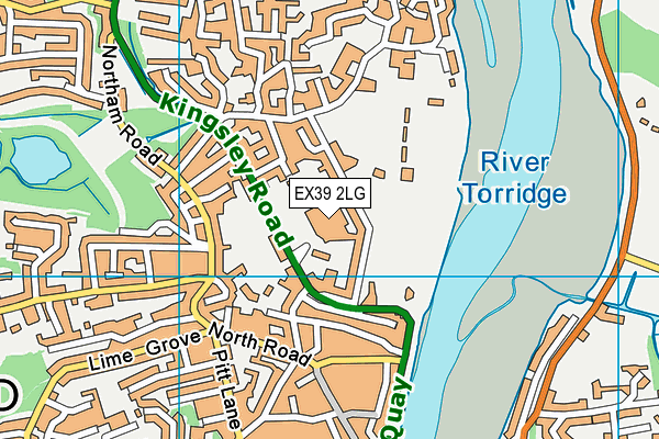 EX39 2LG map - OS VectorMap District (Ordnance Survey) EX39 2LG map - OS VectorMap District (Ordnance Survey)