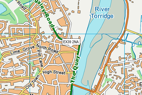 EX39 2NA map - OS VectorMap District (Ordnance Survey) EX39 2NA map - OS VectorMap District (Ordnance Survey)