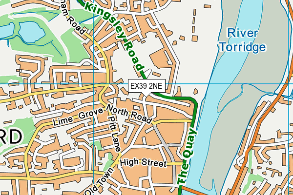 EX39 2NE map - OS VectorMap District (Ordnance Survey) EX39 2NE map - OS VectorMap District (Ordnance Survey)