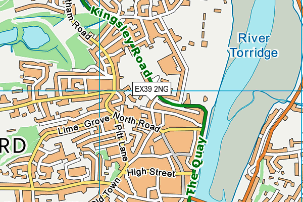 EX39 2NG map - OS VectorMap District (Ordnance Survey) EX39 2NG map - OS VectorMap District (Ordnance Survey)