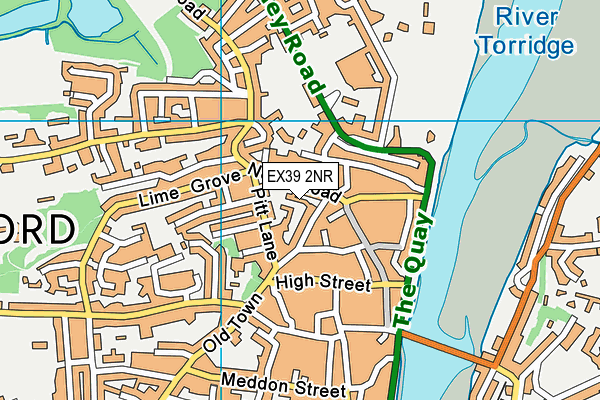 EX39 2NR map - OS VectorMap District (Ordnance Survey) EX39 2NR map - OS VectorMap District (Ordnance Survey)