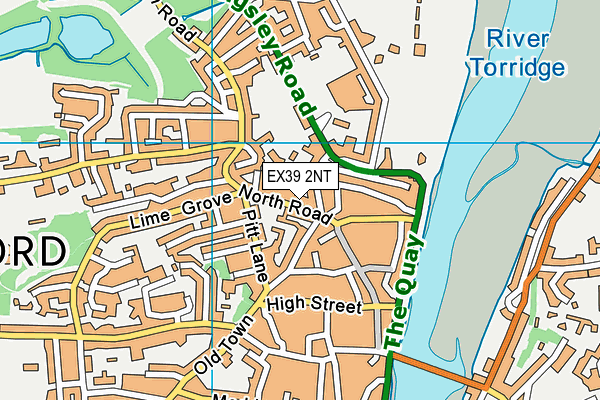 EX39 2NT map - OS VectorMap District (Ordnance Survey) EX39 2NT map - OS VectorMap District (Ordnance Survey)