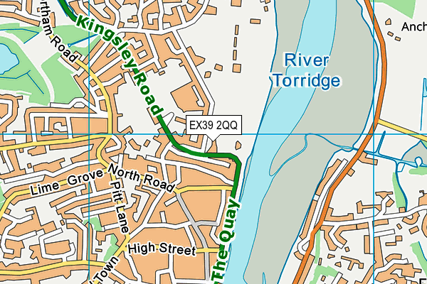 EX39 2QQ map - OS VectorMap District (Ordnance Survey) EX39 2QQ map - OS VectorMap District (Ordnance Survey)
