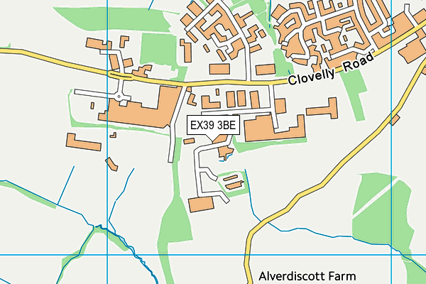 EX39 3BE map - OS VectorMap District (Ordnance Survey) EX39 3BE map - OS VectorMap District (Ordnance Survey)