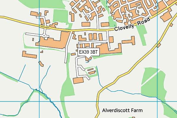 EX39 3BT map - OS VectorMap District (Ordnance Survey) EX39 3BT map - OS VectorMap District (Ordnance Survey)