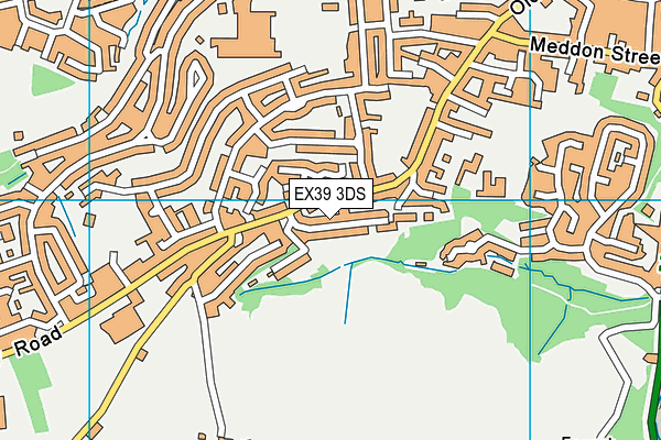 EX39 3DS map - OS VectorMap District (Ordnance Survey) EX39 3DS map - OS VectorMap District (Ordnance Survey)