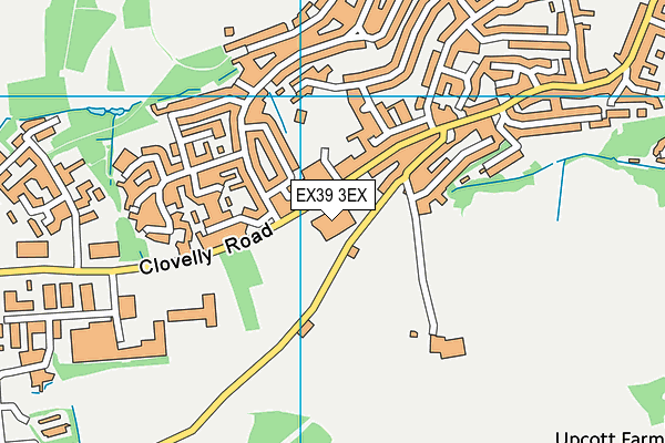 EX39 3EX map - OS VectorMap District (Ordnance Survey) EX39 3EX map - OS VectorMap District (Ordnance Survey)